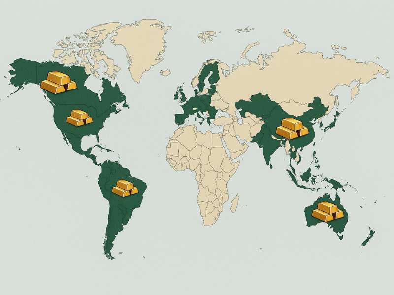 world top gold producing countries