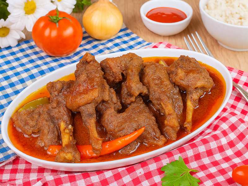 spicy duck curry